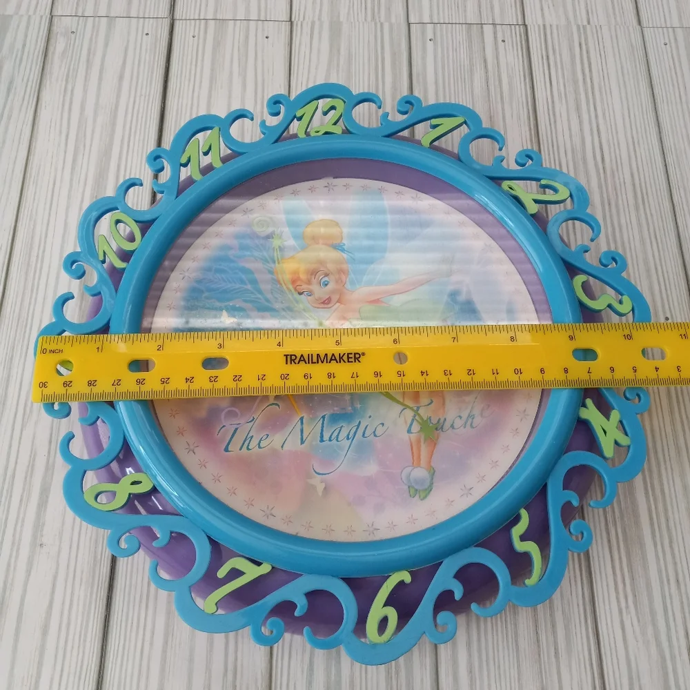 Disney Tinker Bell Fairy Hologram Wall Clock